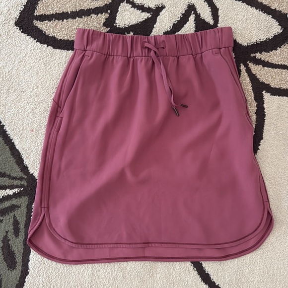 Lululemon On the Fly Skirt Dusty Mauve Pink - Picture 3 of 5
